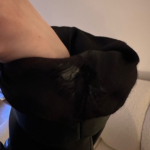 Rare vintage Marvin Richards Genuine Leather Zip Up Coat - Picture 7 of 7